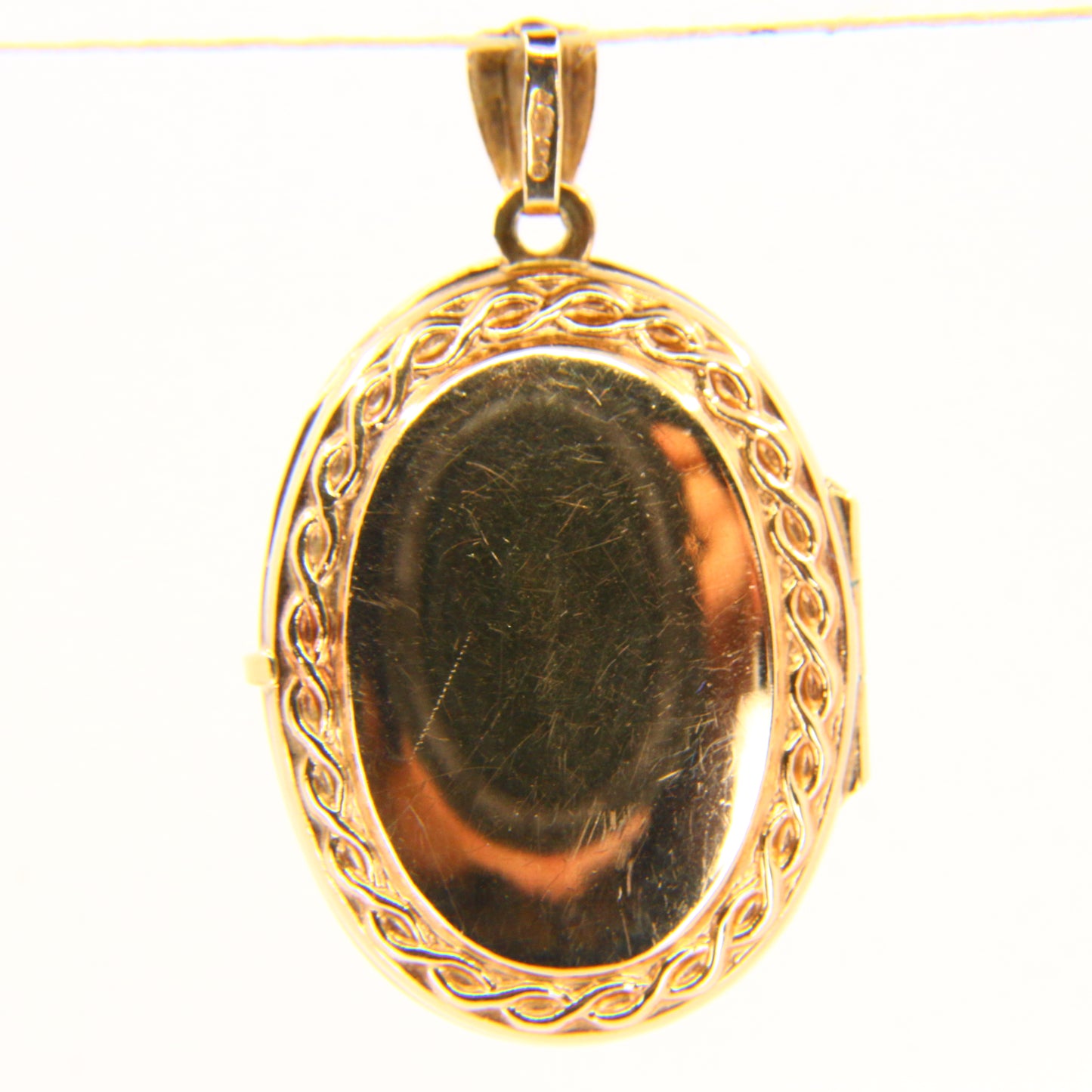 Vintage 9ct Hallmarked Gold Double Locket Pendant | 4 Photo Compartments