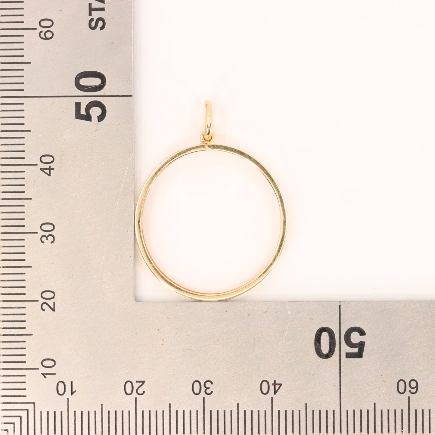Vintage 9ct Hallmarked Gold Full Sovereign Coin Ring Pendant Mount Holder Frame