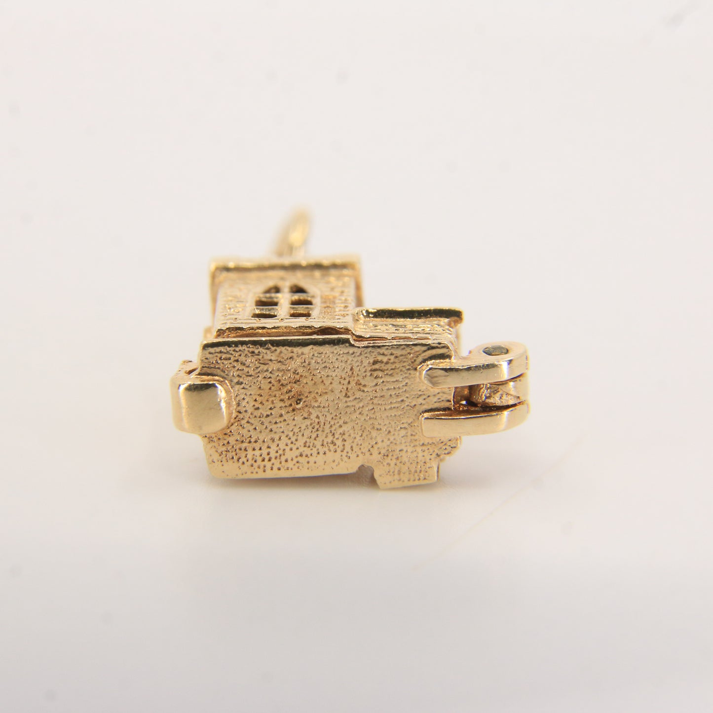 Vintage 9ct Hallmarked Gold Wedding Church Charm | Opening Pendant