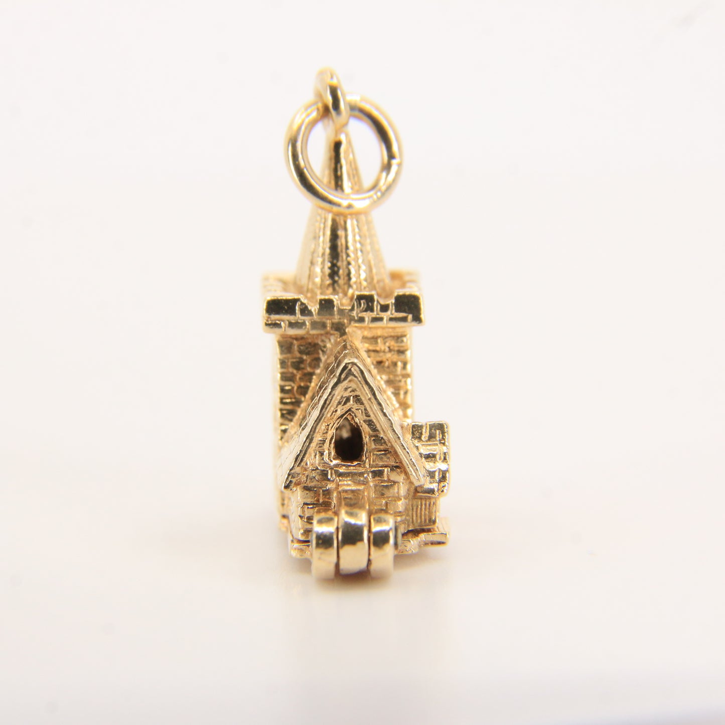 Vintage 9ct Hallmarked Gold Wedding Church Charm | Opening Pendant