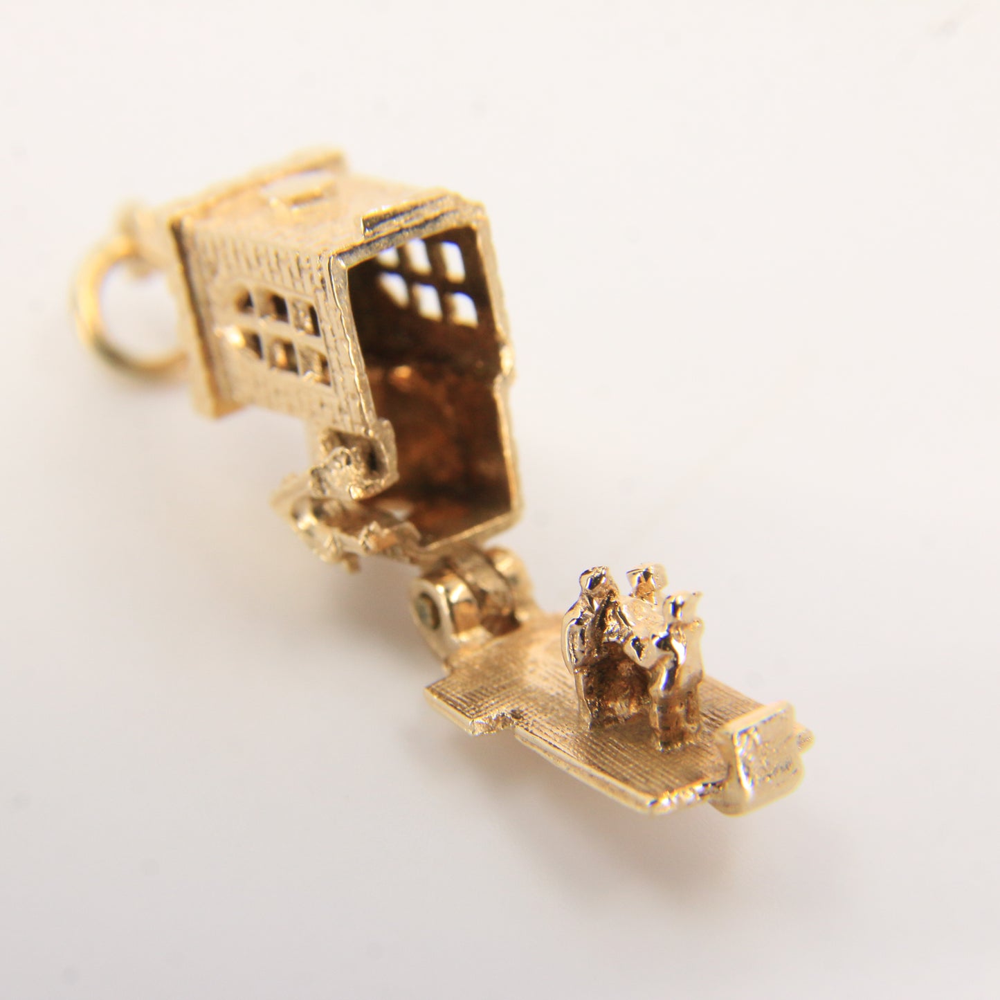Vintage 9ct Hallmarked Gold Wedding Church Charm | Opening Pendant