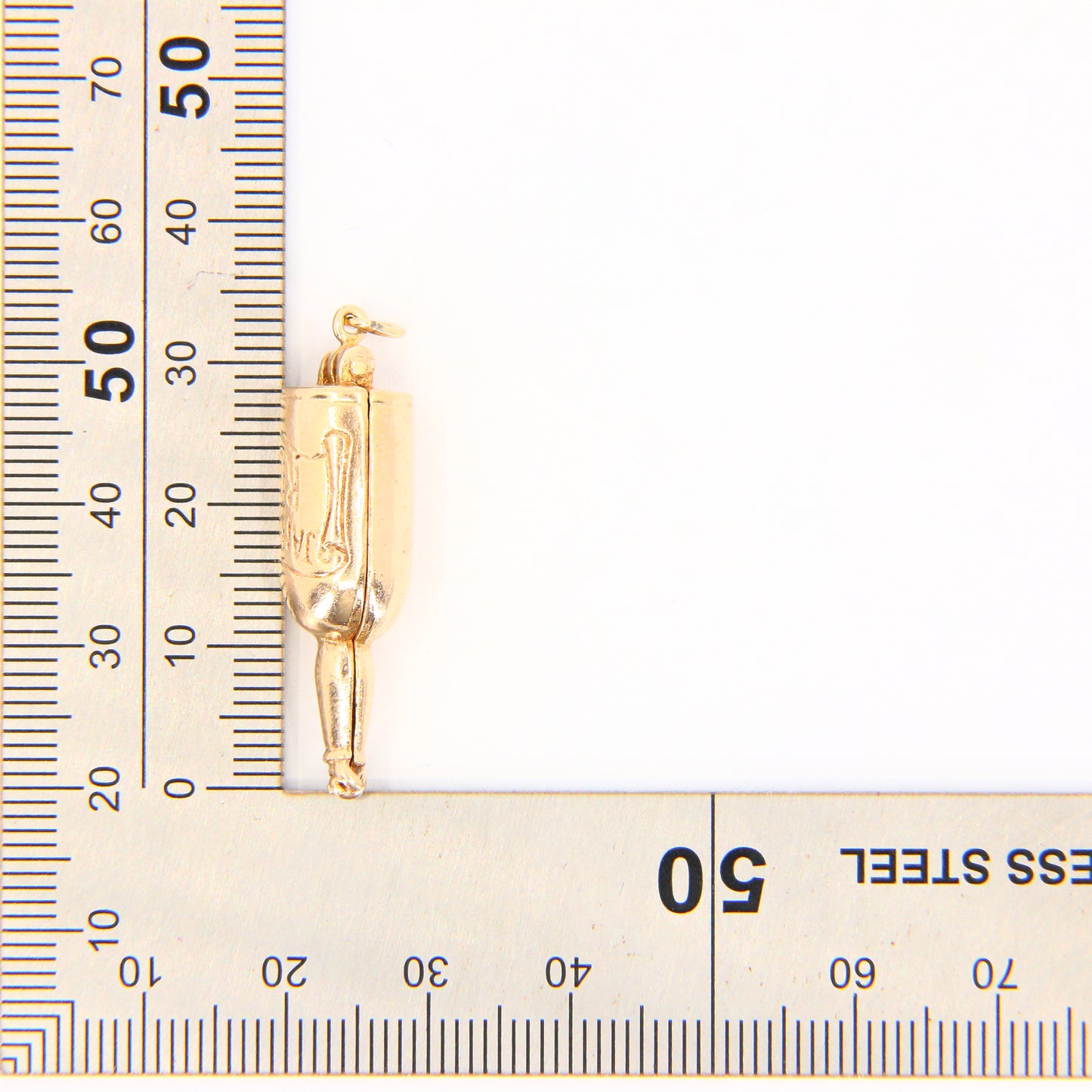 Vintage 9ct Gold Pirate Ship Bottle Charm – Opening Pendant Gift