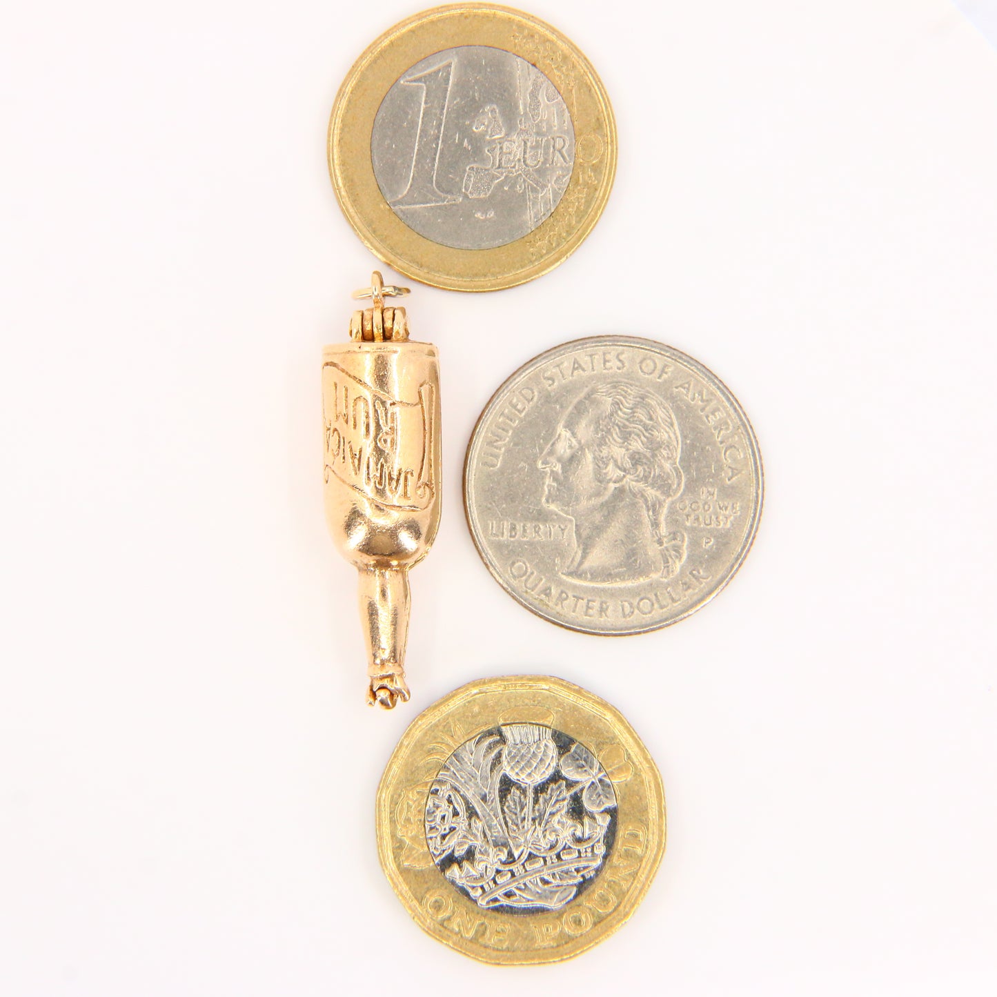 Vintage 9ct Gold Pirate Ship Bottle Charm – Opening Pendant Gift