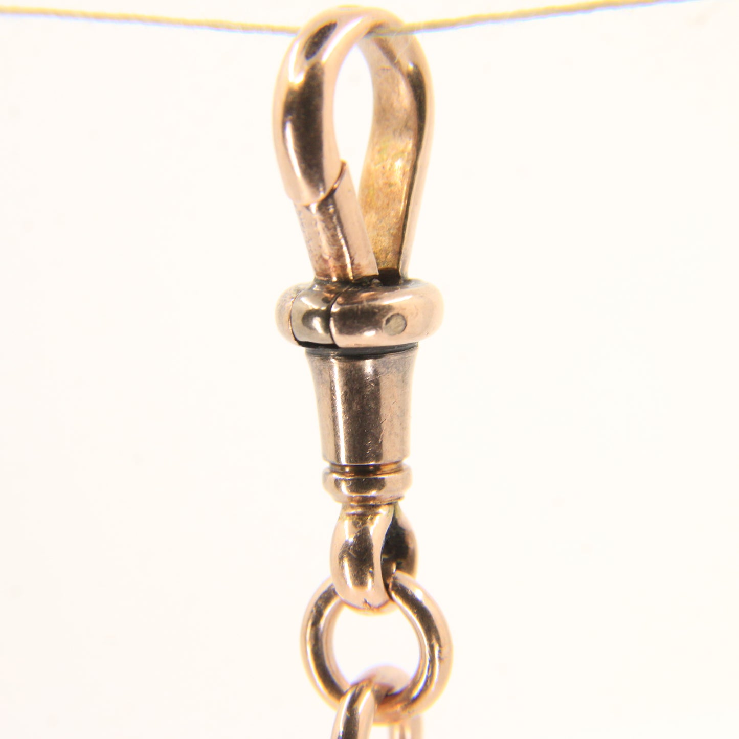 Antique 9ct Hallmarked Gold Watch Chain – 4.2" Swivel T-Bar Extender Gift