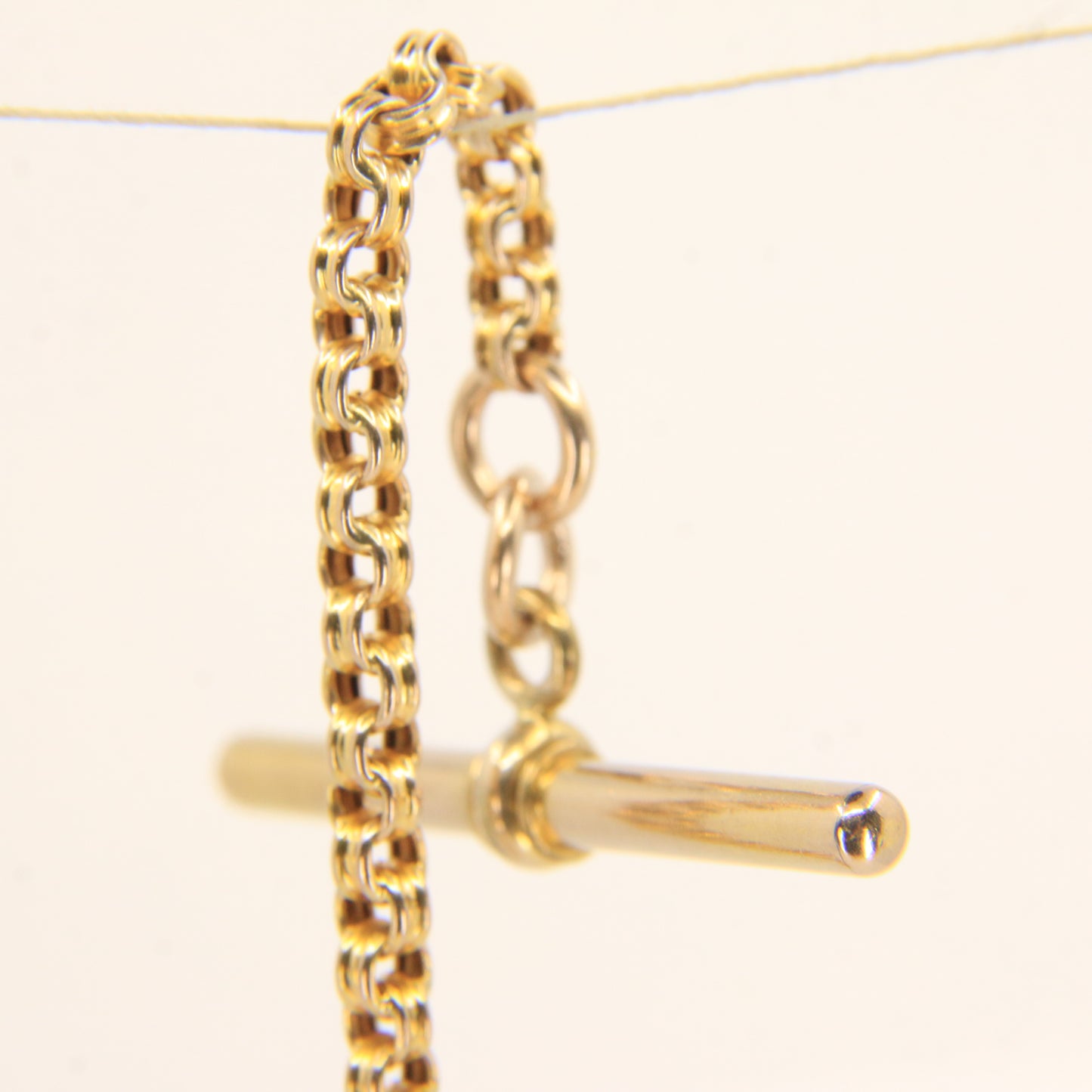 Antique 9ct Solid Gold Tassel T-Bar – Part Albertina Watch Chain Drop