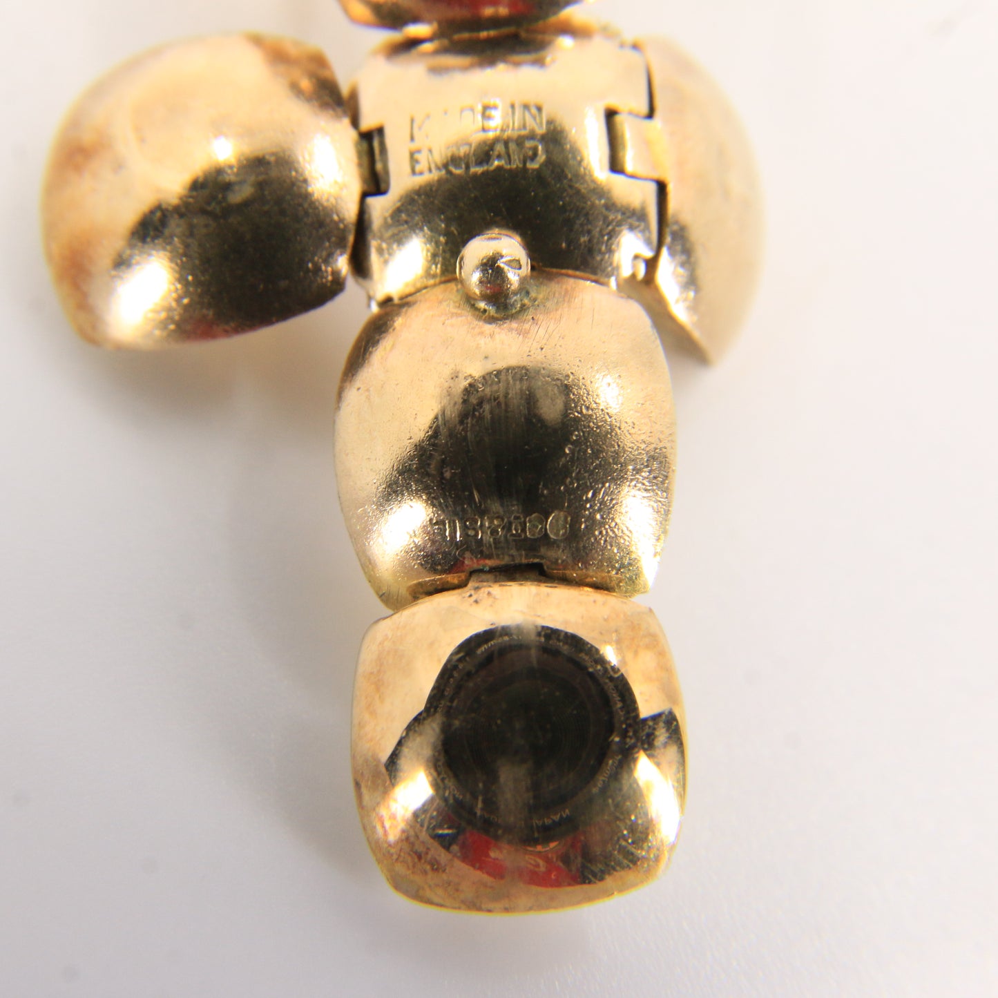 Vintage Gold Silver Masonic Ball Pendant Folding Orb Cross Engraved Freemason