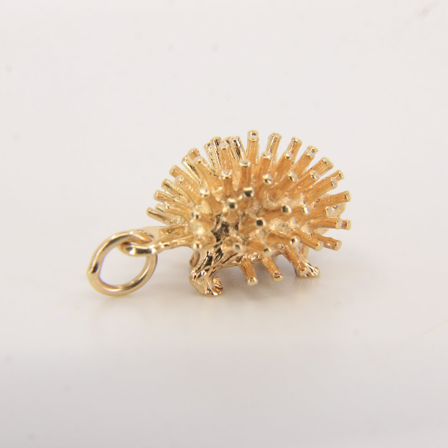 Vintage 9ct Gold Hallmarked Hedgehog Charm Pendant