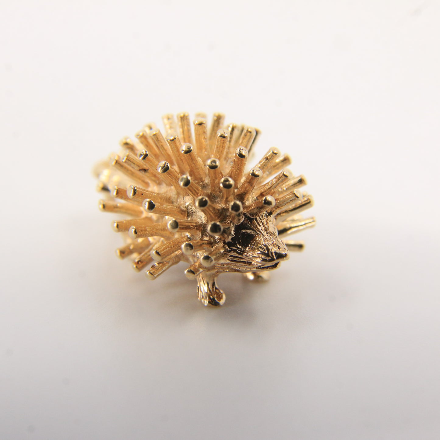 Vintage 9ct Gold Hallmarked Hedgehog Charm Pendant
