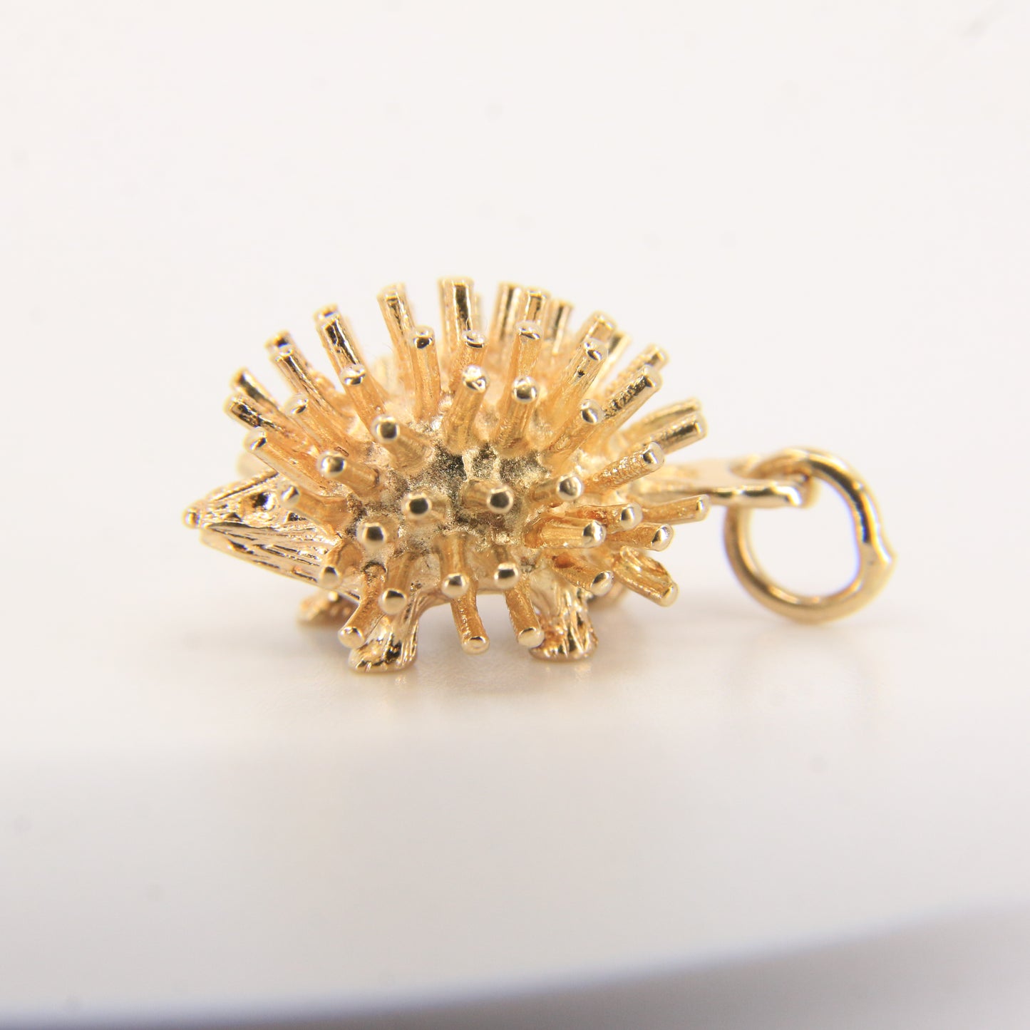 Vintage 9ct Gold Hallmarked Hedgehog Charm Pendant