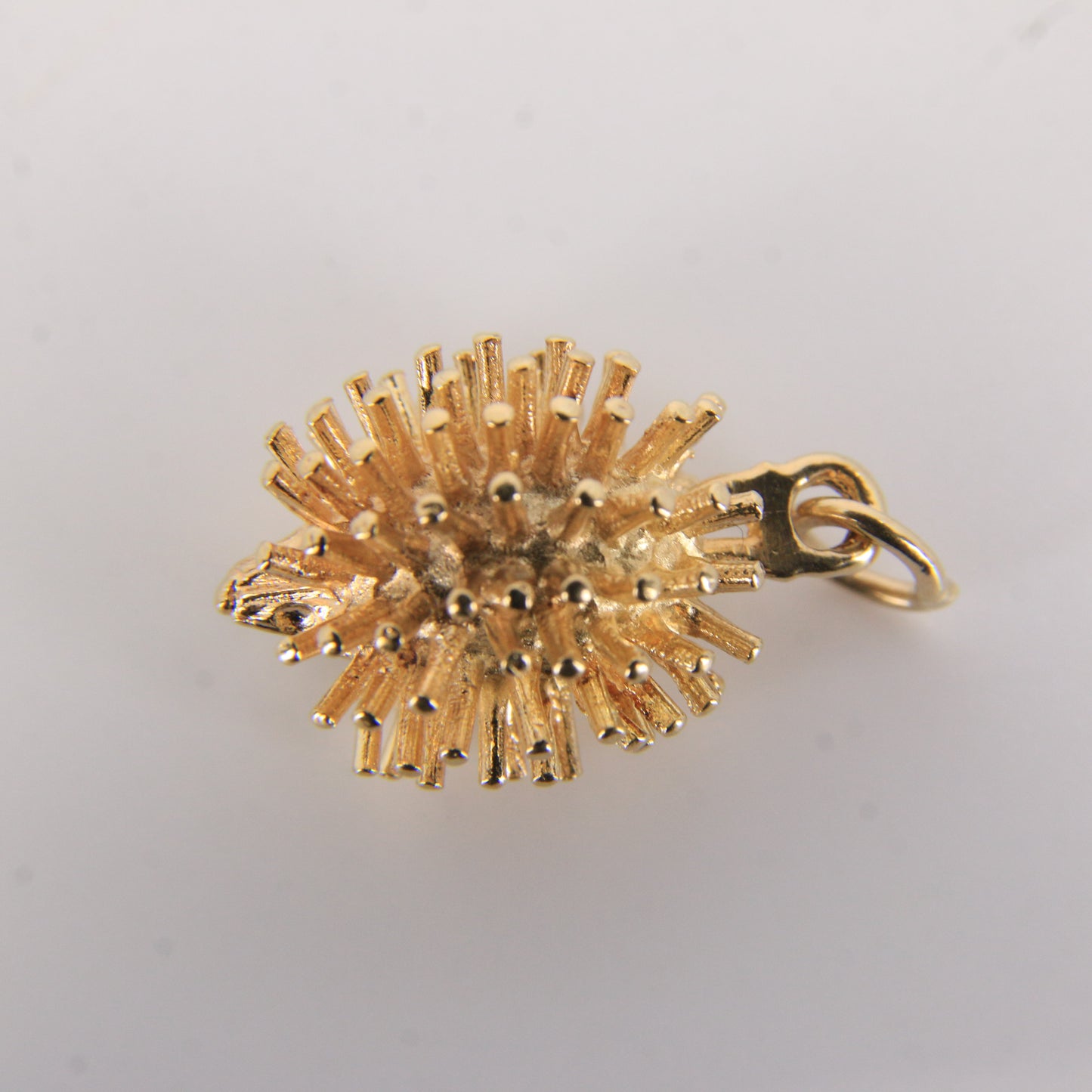 Vintage 9ct Gold Hallmarked Hedgehog Charm Pendant