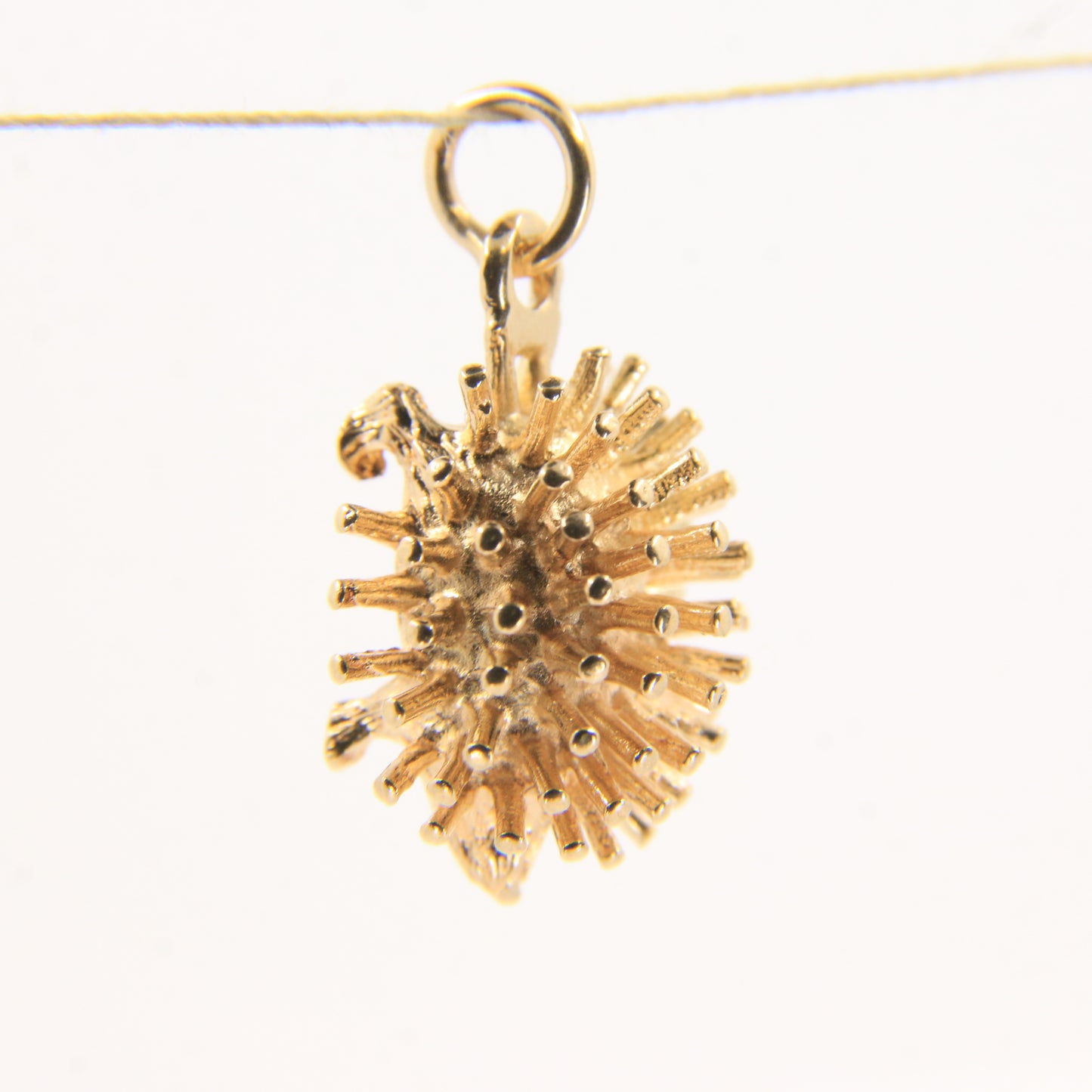 Vintage 9ct Gold Hallmarked Hedgehog Charm Pendant