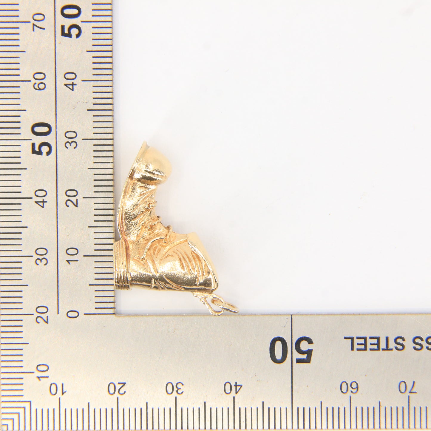 Vintage 9ct Gold Hallmarked Boot Charm Pendant Collectable