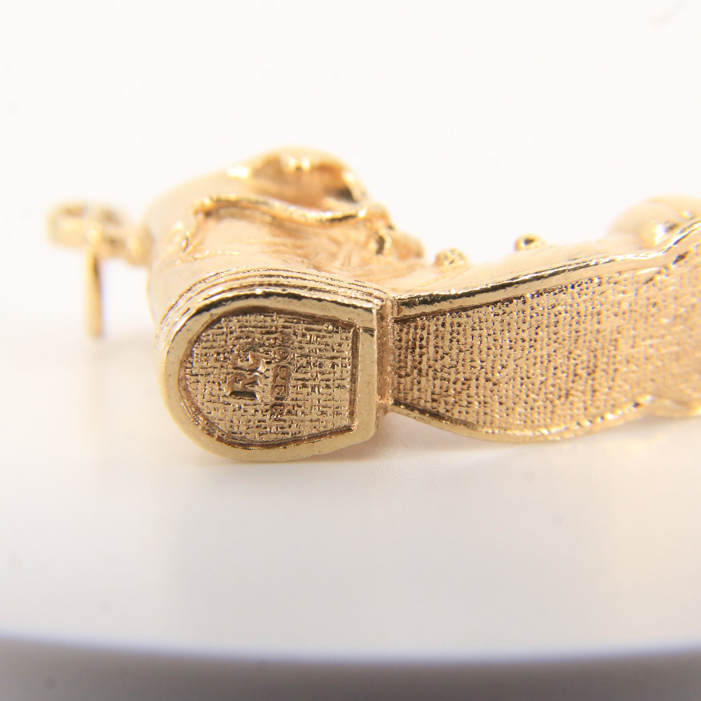 Vintage 9ct Gold Hallmarked Boot Charm Pendant Collectable
