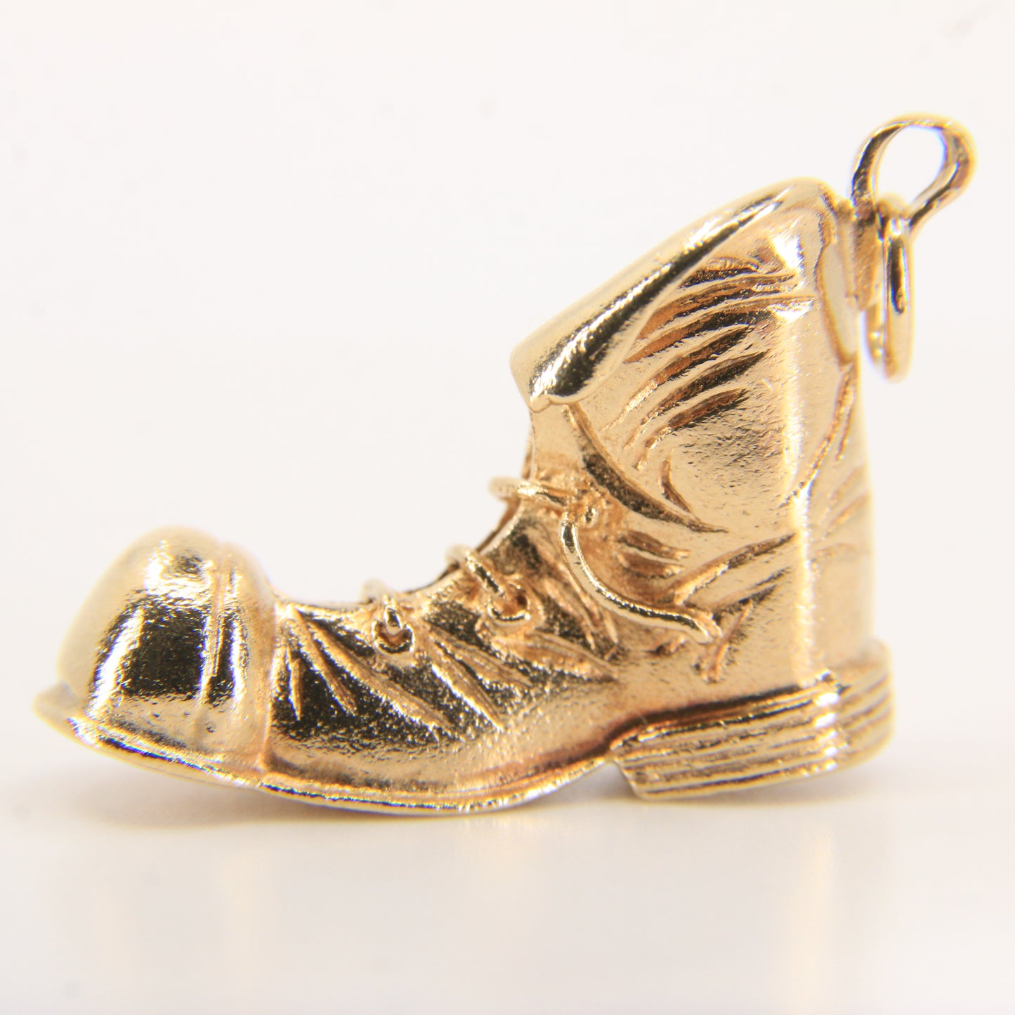 Vintage 9ct Gold Hallmarked Boot Charm Pendant Collectable