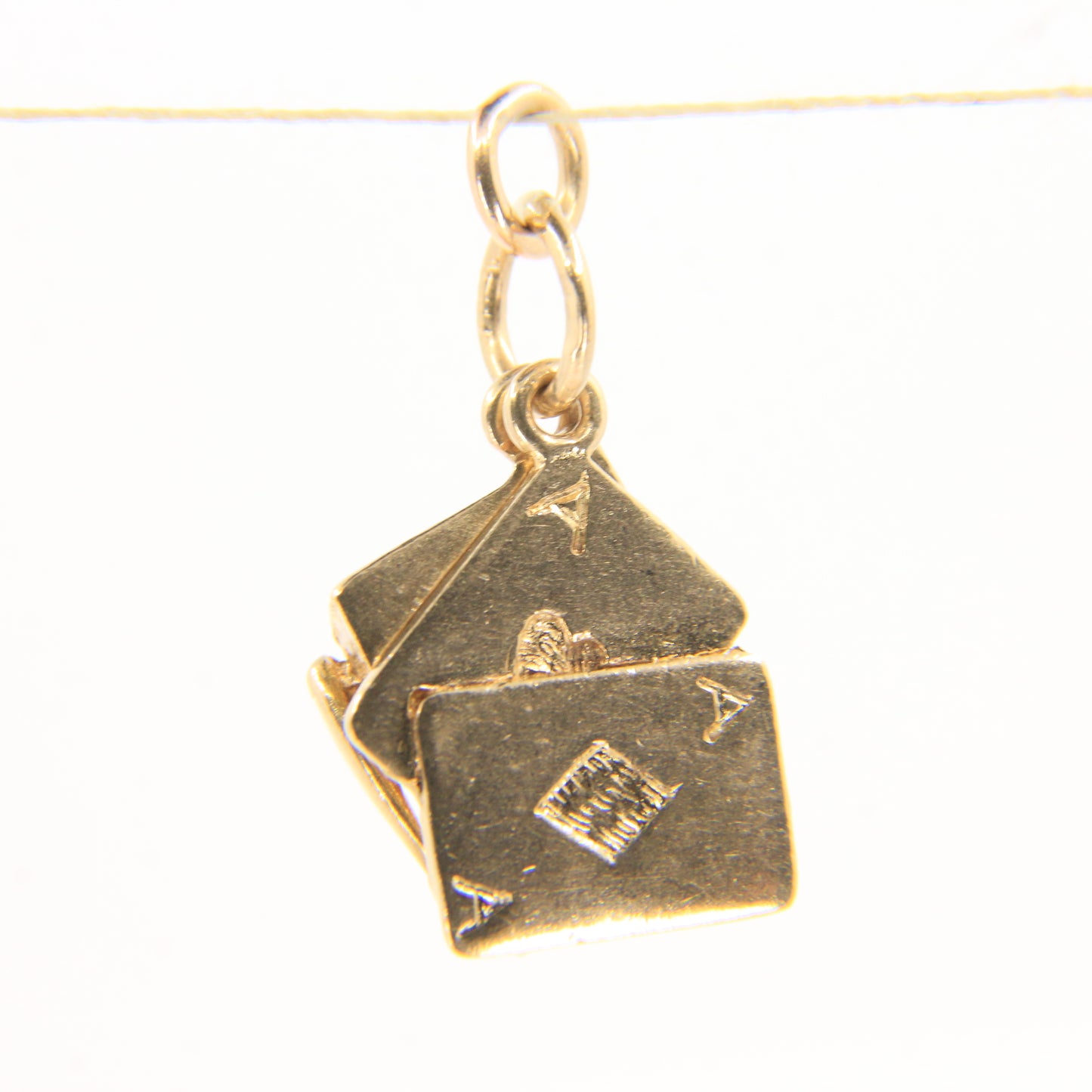 Vintage 9ct Gold Casino Charm Set Hallmarked Slot Machine & Pocket Rockets