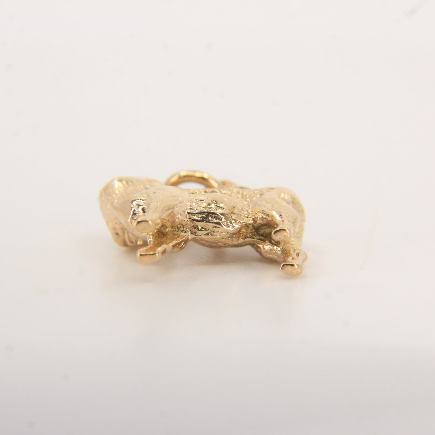 Vintage 9ct Gold Hallmarked Cat Charm Pendant Collectable