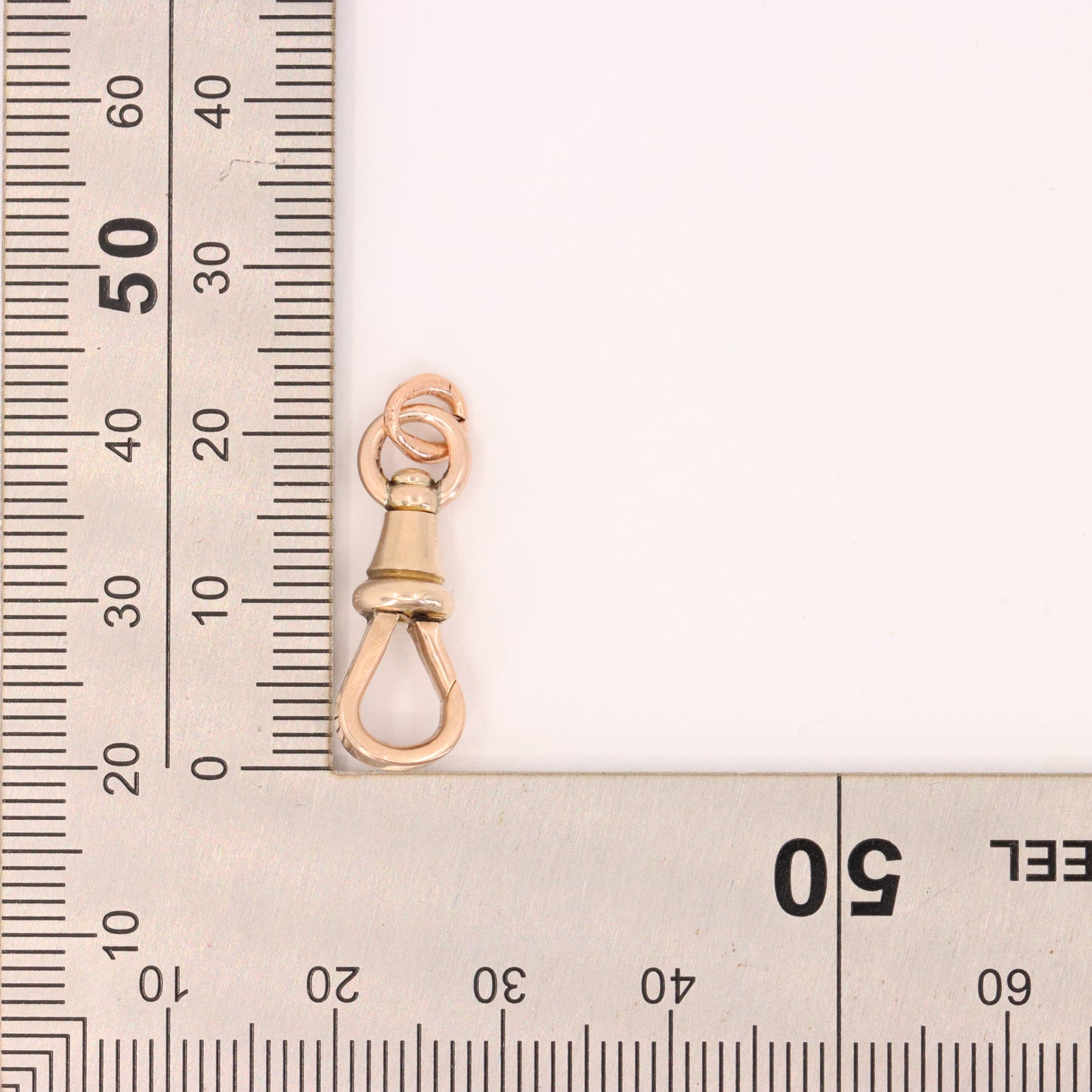 Antique 9ct Rose Gold Dog Clip Clasp Jewellery Finding Charm Handpicked Gift