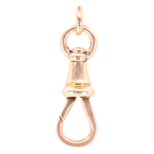 Antique 9ct Rose Gold Dog Clip Clasp Jewellery Finding Charm Handpicked Gift