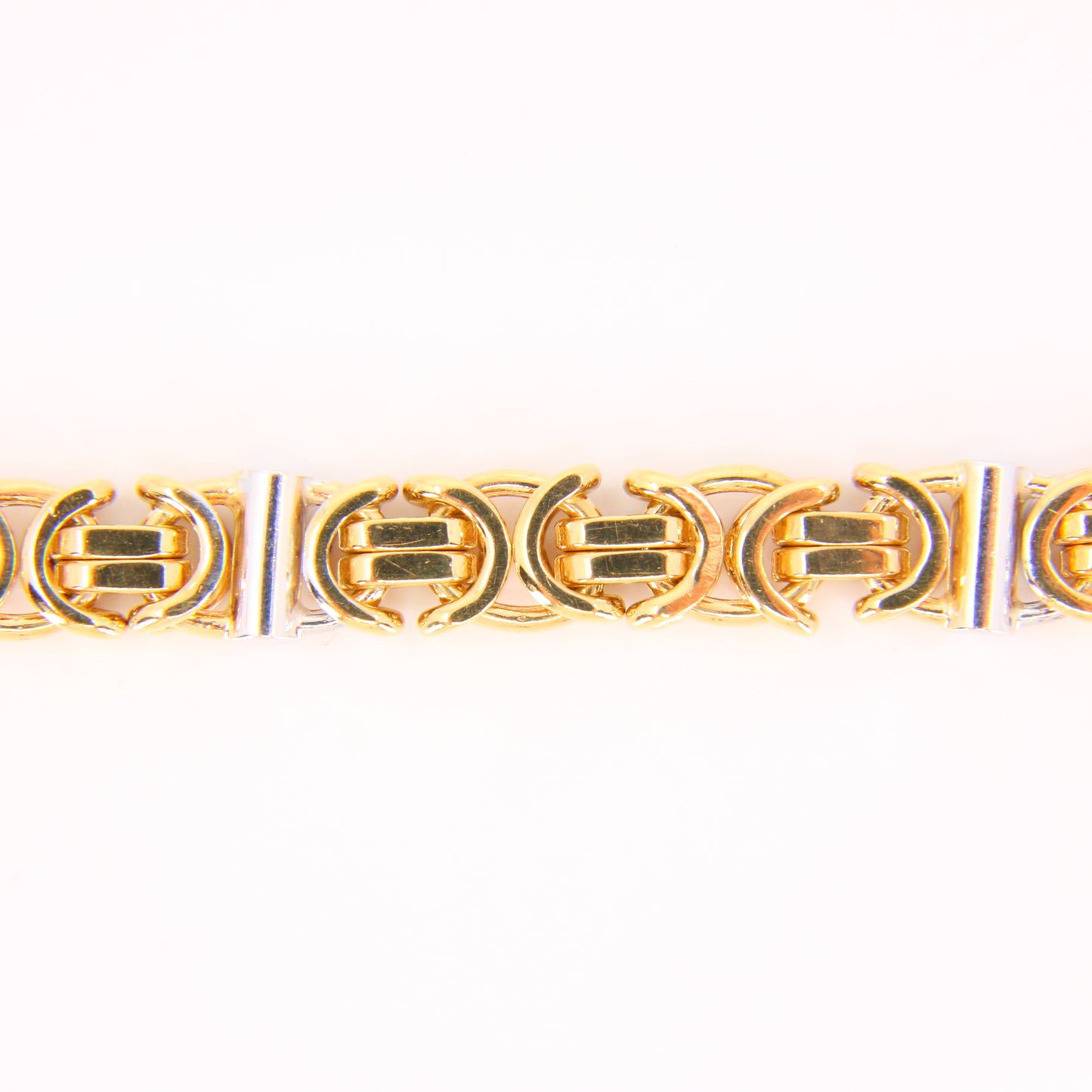 Vintage 9ct Heavy Flat Chain Necklace Yellow Gold British Hallmarked Boxed Gift