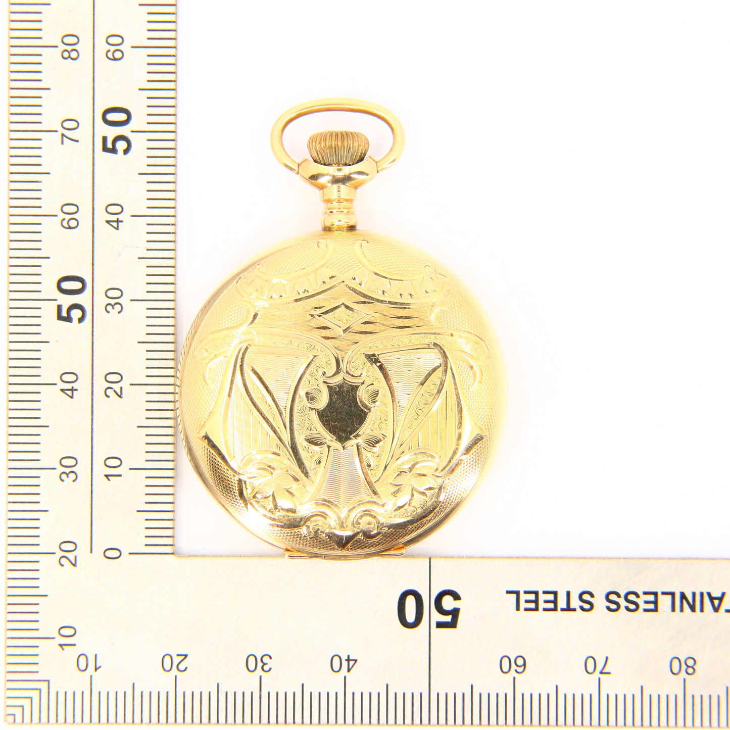 Antique Ladies 14 Carat Waltham Full Hunter Pocket Watch Boxed with Papers