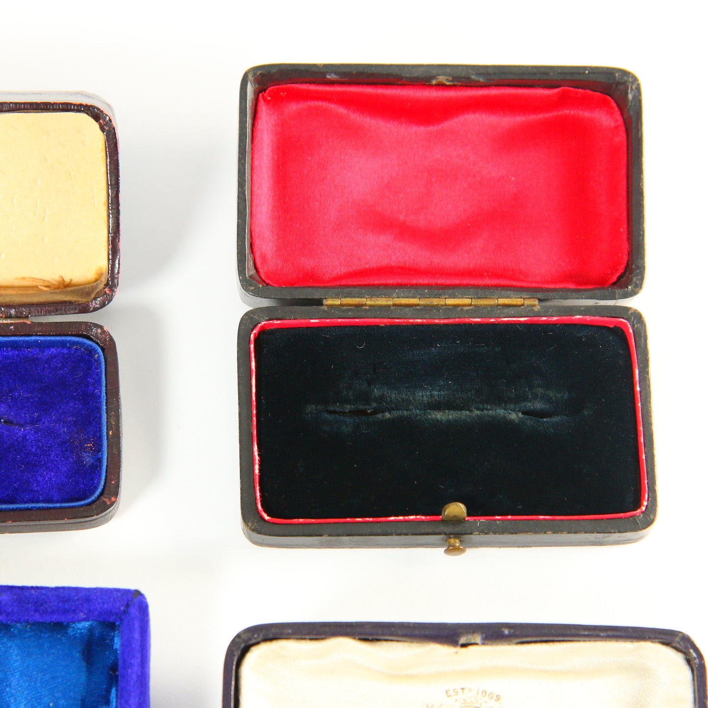 10 Presentation Boxes Antique & Vintage Brooch Boxes, Used
