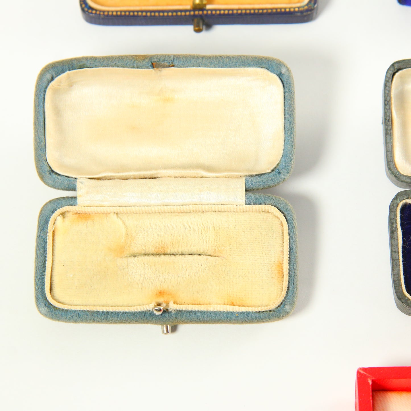 10 Presentation Boxes Antique & Vintage Brooch Boxes, Used