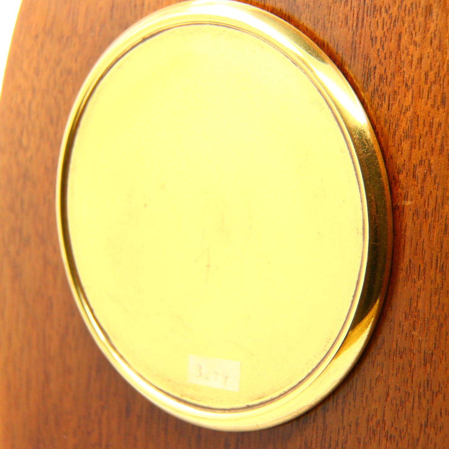 Antique Edwardian Mahogany Art Nouveau Inlaid Mantel Clock Floral 8 Day Running