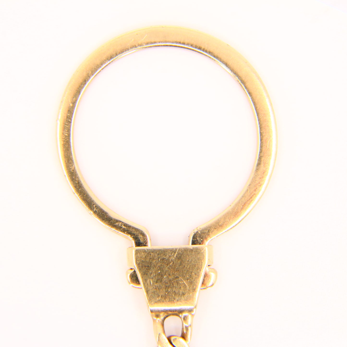 Vintage 9ct BMW Enamelled Collectors Gift Key Ring 9 Carat Solid Gold Hallmarked