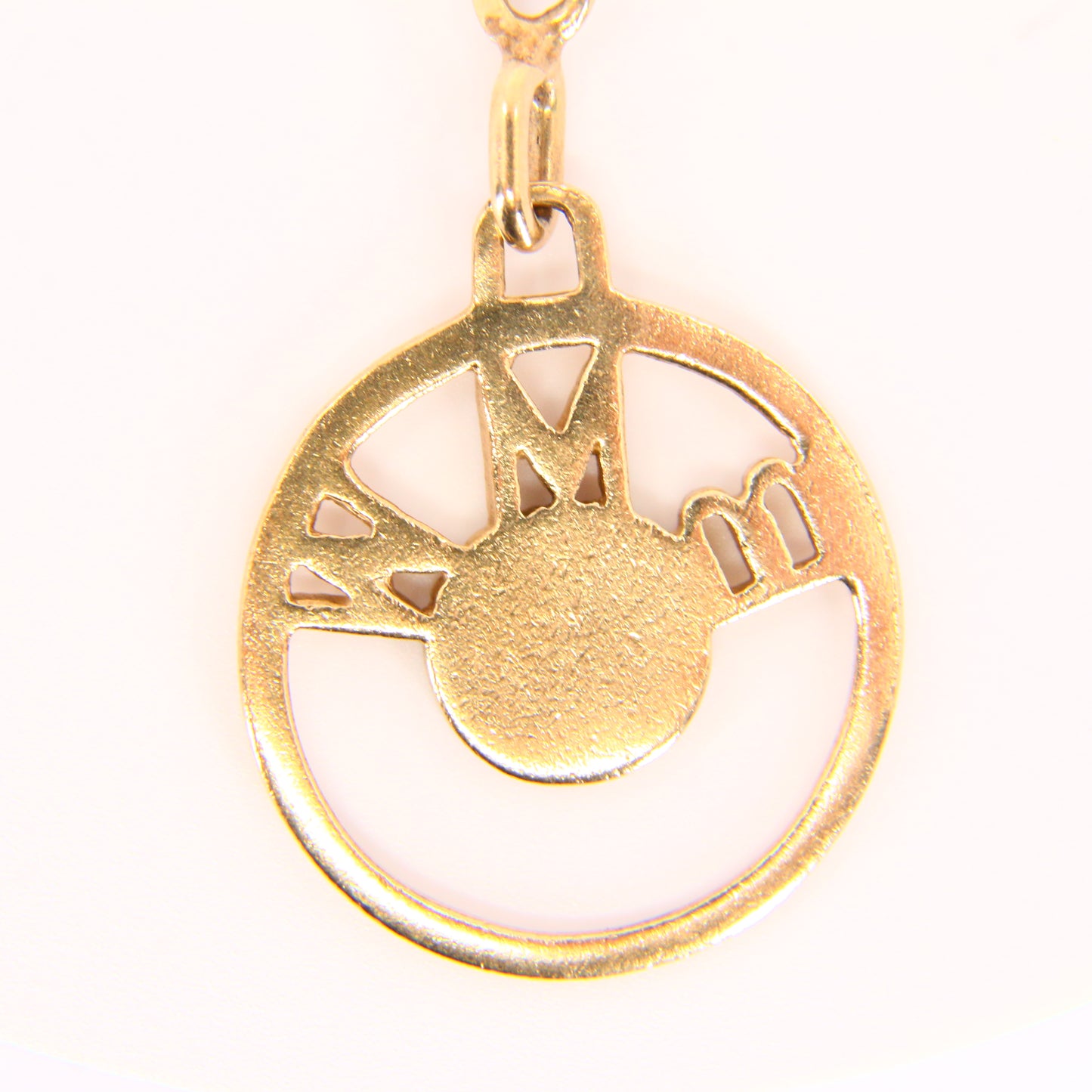 Vintage 9ct BMW Enamelled Collectors Gift Key Ring 9 Carat Solid Gold Hallmarked