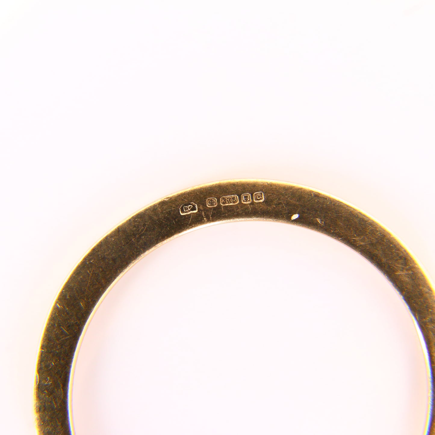 Vintage 9ct BMW Enamelled Collectors Gift Key Ring 9 Carat Solid Gold Hallmarked