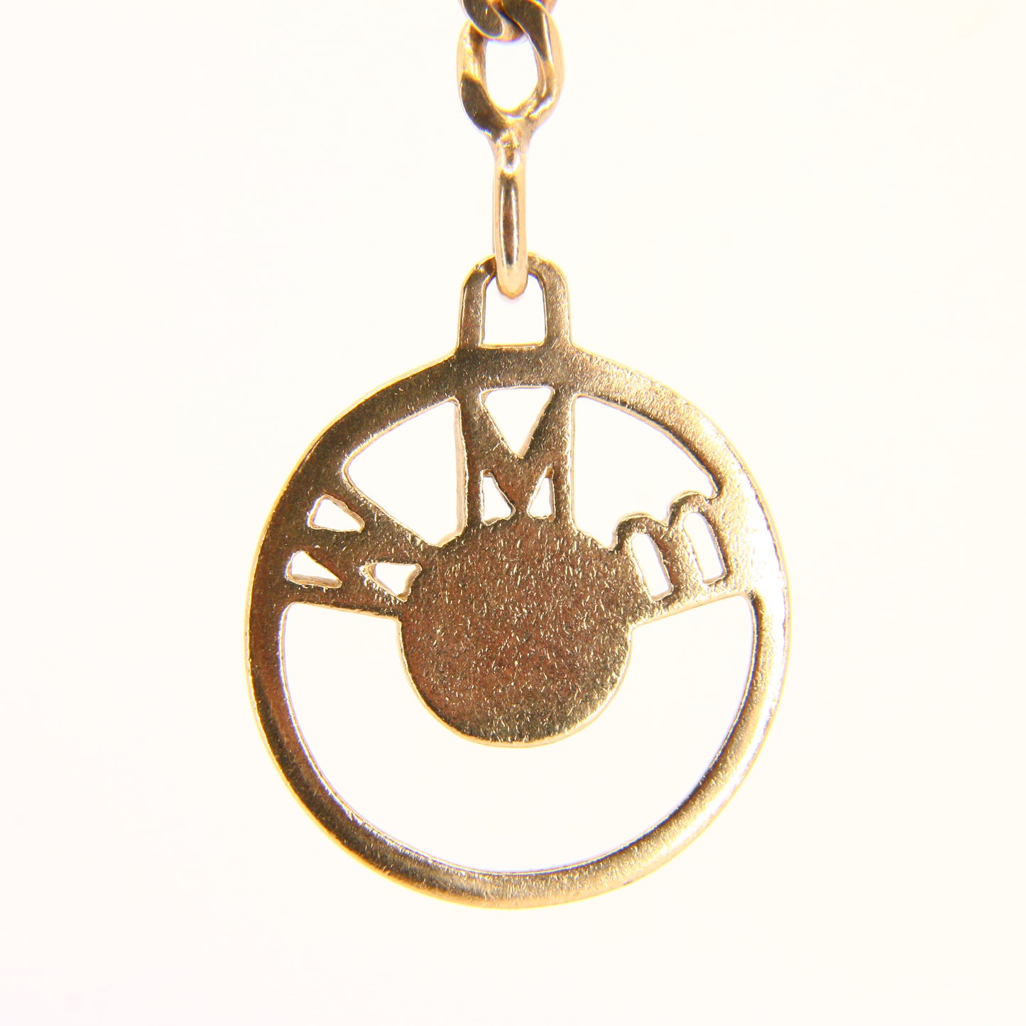 Vintage 9ct BMW Enamelled Collectors Gift Key Ring 9 Carat Solid Gold Hallmarked