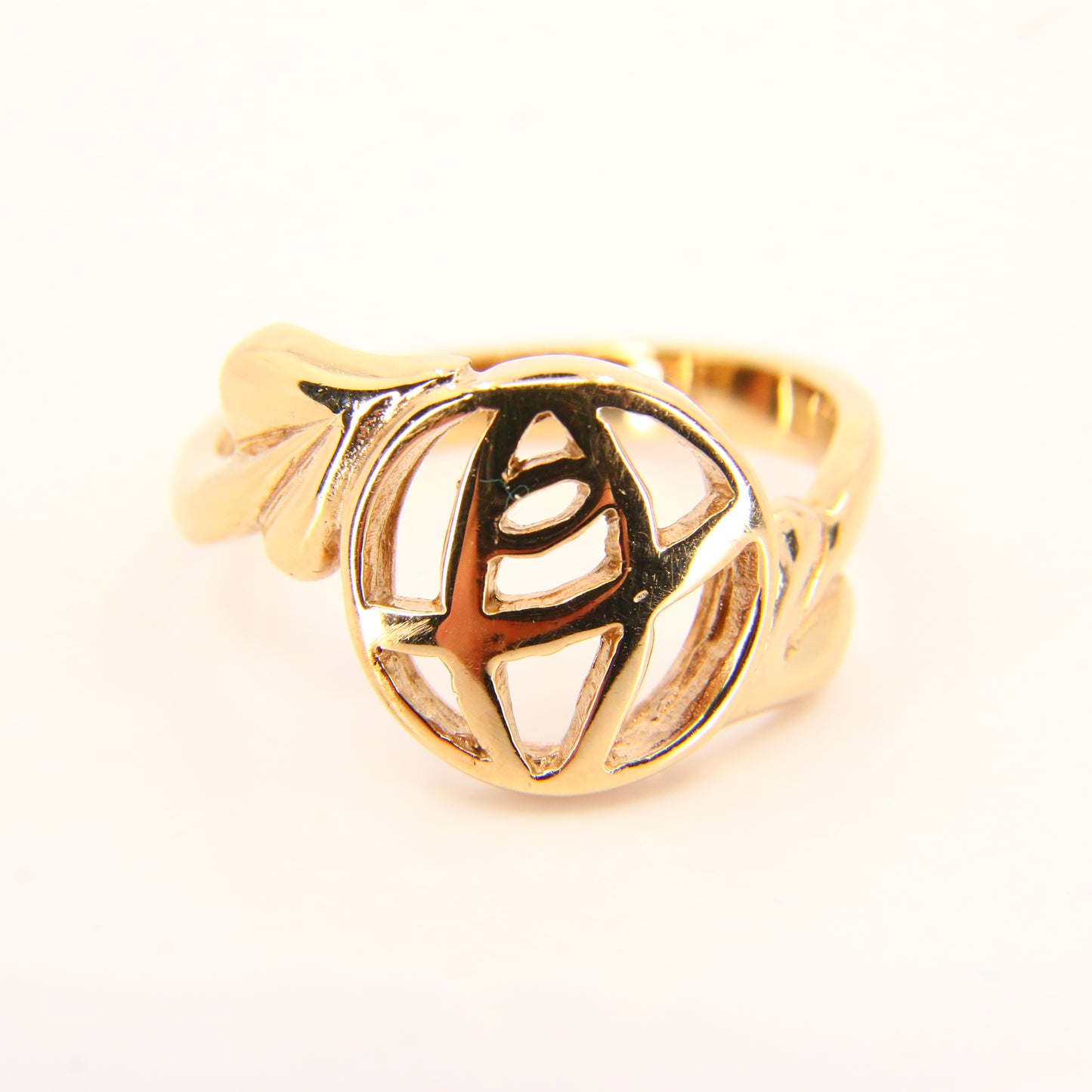 Vintage 9ct Rennie Mackintosh Gold Ring UK Size T 1/2 Hallmarked Yellow Gold Boxed Gift