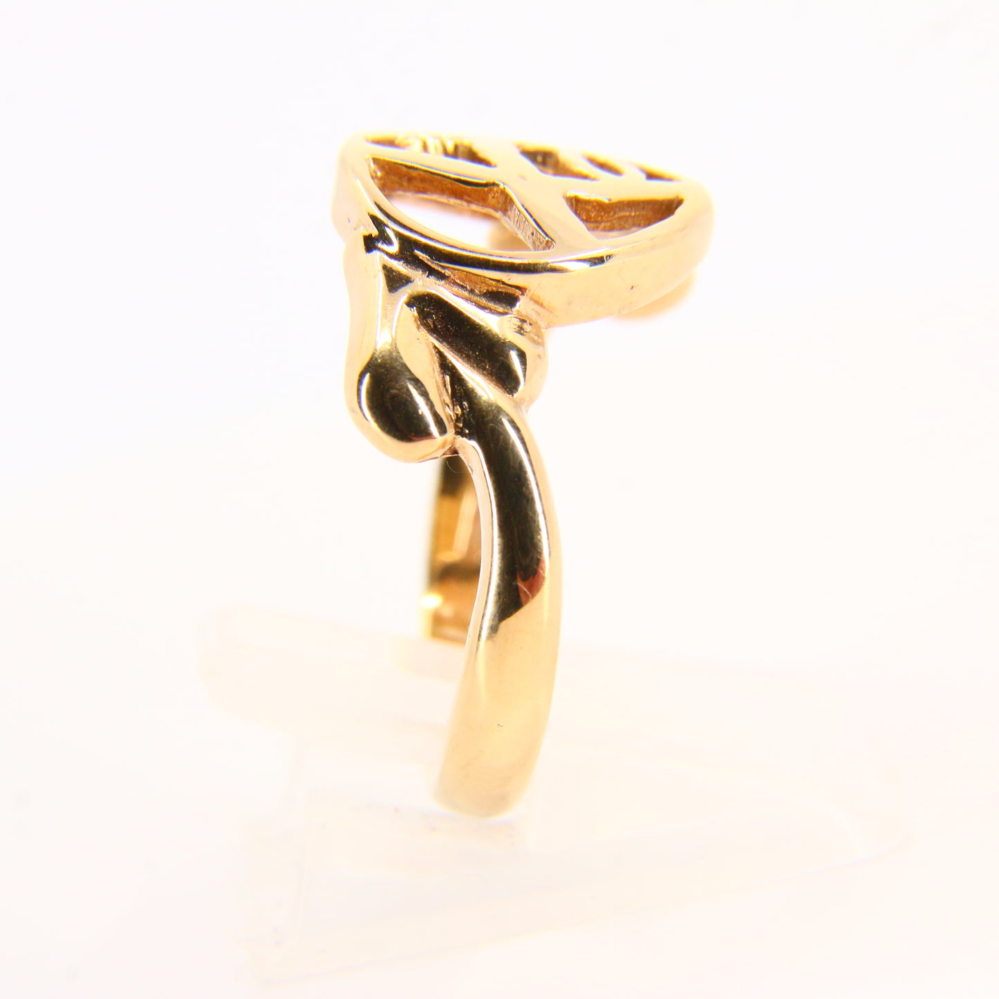 Vintage 9ct Rennie Mackintosh Gold Ring UK Size T 1/2 Hallmarked Yellow Gold Boxed Gift