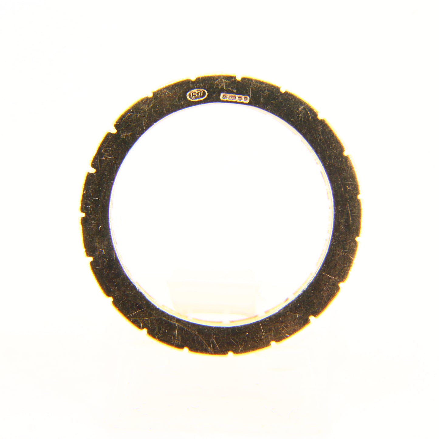 Vintage 9ct Diamond Eternity Ring Gold Ring Size K Hallmarked Yellow Gold Boxed