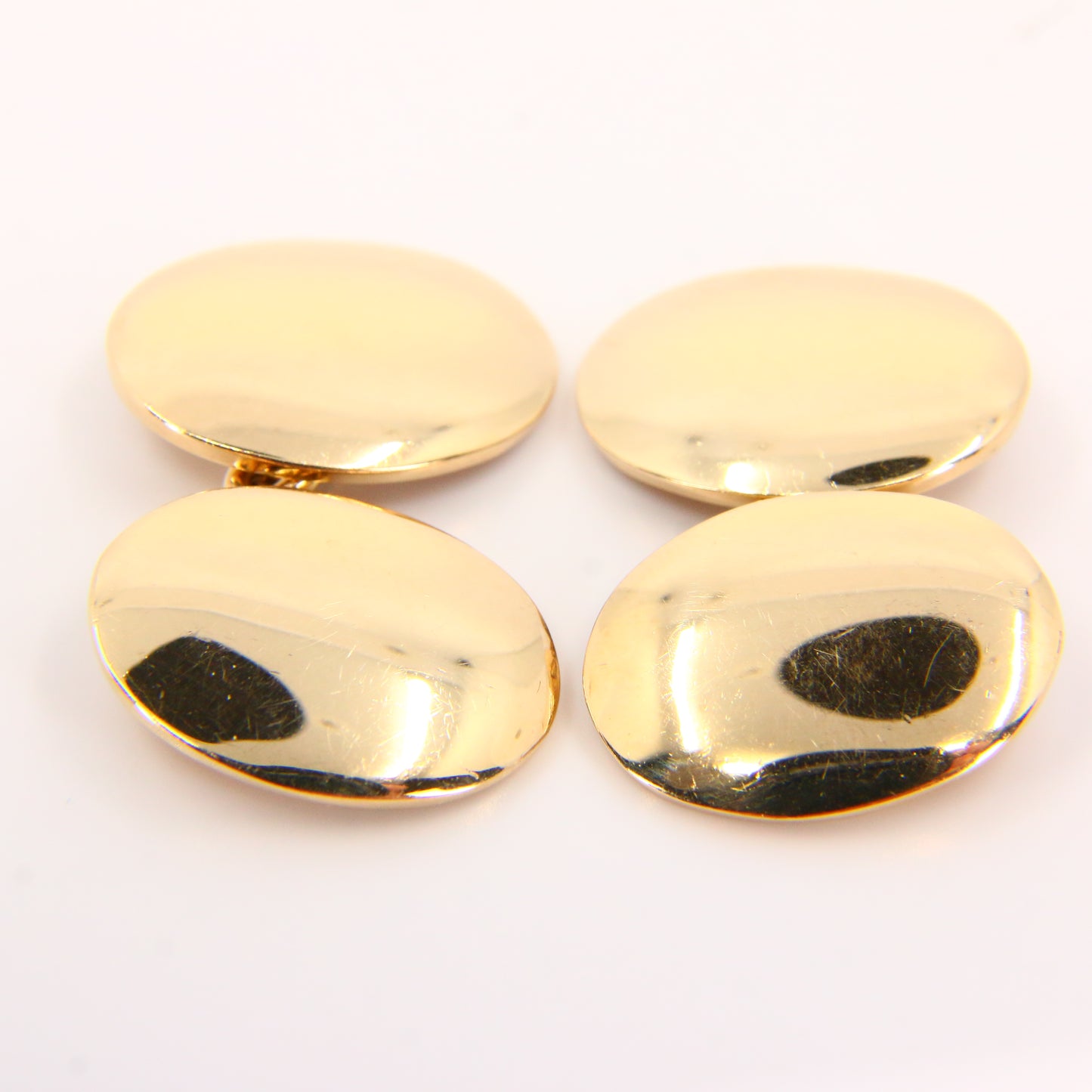 Vintage 9ct Deacon & Francis Cufflinks 1998 Hallmarked Yellow Gold Boxed Gift