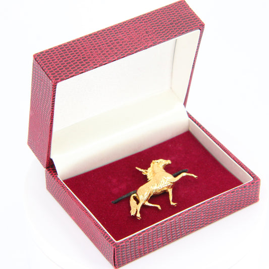 Vintage 9ct Gold Horse Charm Pendant 9 Carat Hallmarked Yellow Gold