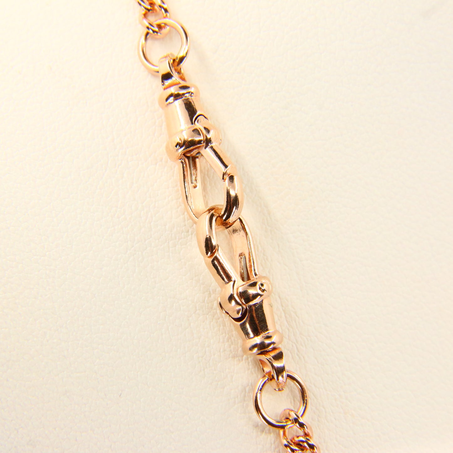 Vintage 9ct T bar Chain Necklace 19 INCH Rose Gold 9 Carat Hallmarked Boxed Gift