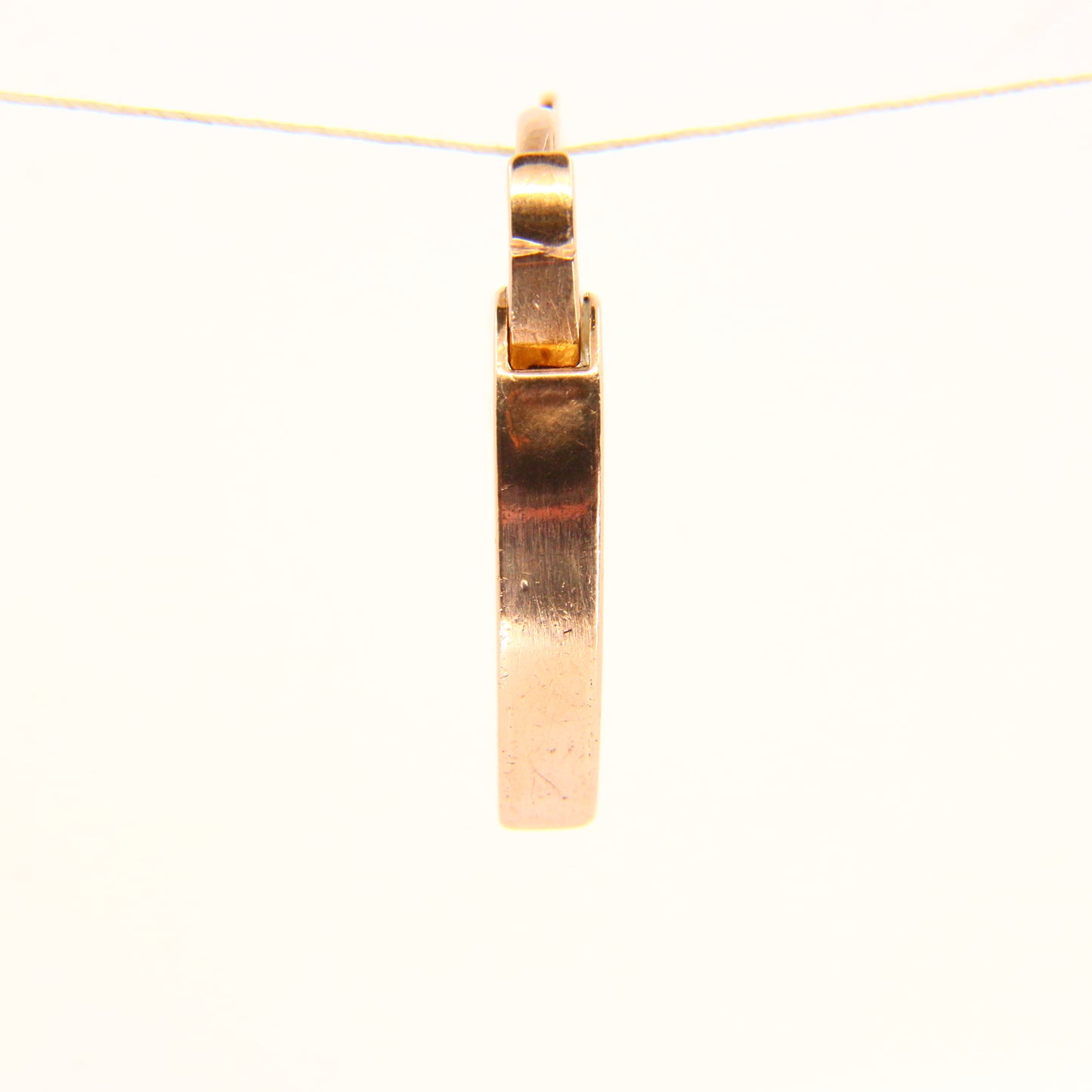 Vintage 9ct Large Heart Lock Gold Charm Padlock Pendant Hallmarked Gifts Crafts