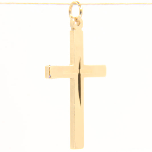 Vintage 9ct Hallmarked Solid Gold Cross Pendant Charm Religious Gift