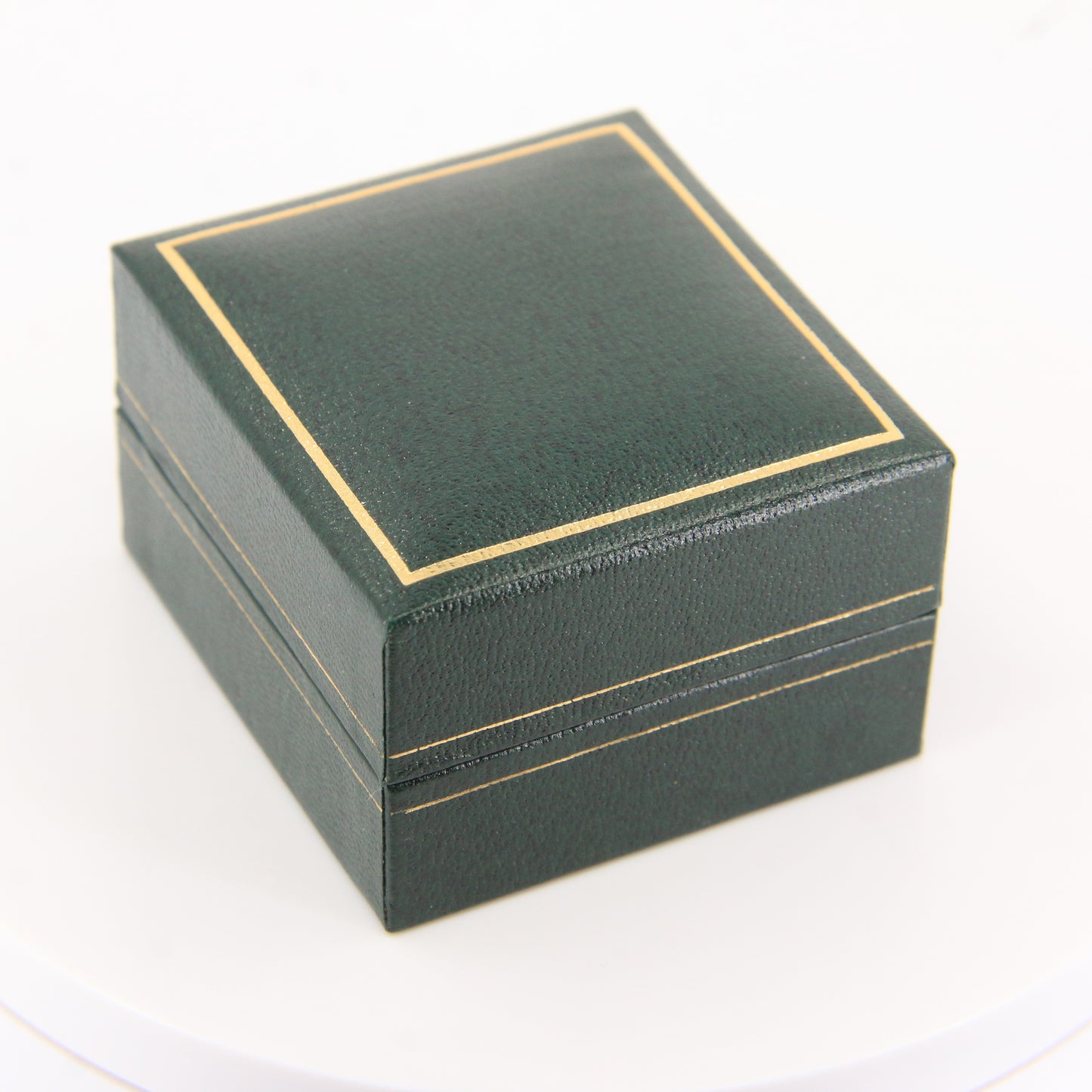 Vintage 9ct Gold Textured & Polished Hoop Earrings Yellow Gold Boxed