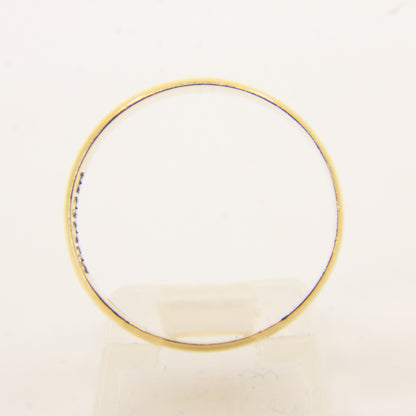 Antique 18ct Gold Glasgow Hallmarked Wedding Band Ring Size O½ Boxed