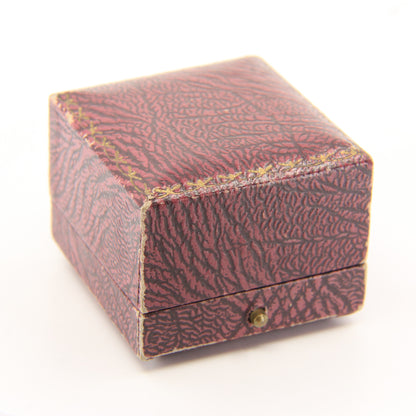 Antique 18ct Gold Glasgow Hallmarked Wedding Band Ring Size O½ Boxed