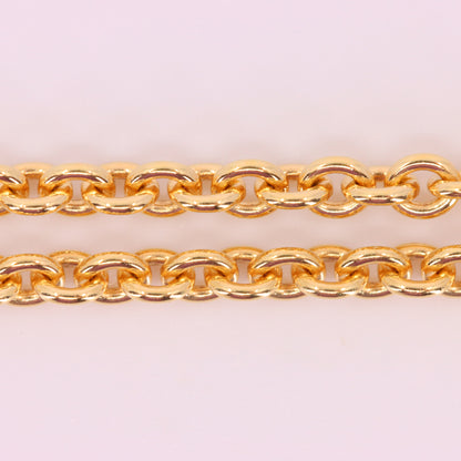 Vintage 14ct Yellow Gold 18 Inch Danish Rolo Chain Necklace 2.2mm Boxed Gift