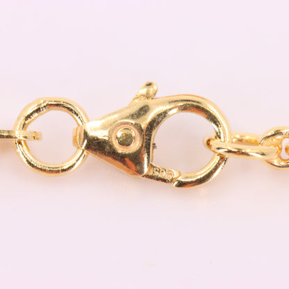 Vintage 14ct Yellow Gold 18 Inch Danish Rolo Chain Necklace 2.2mm Boxed Gift