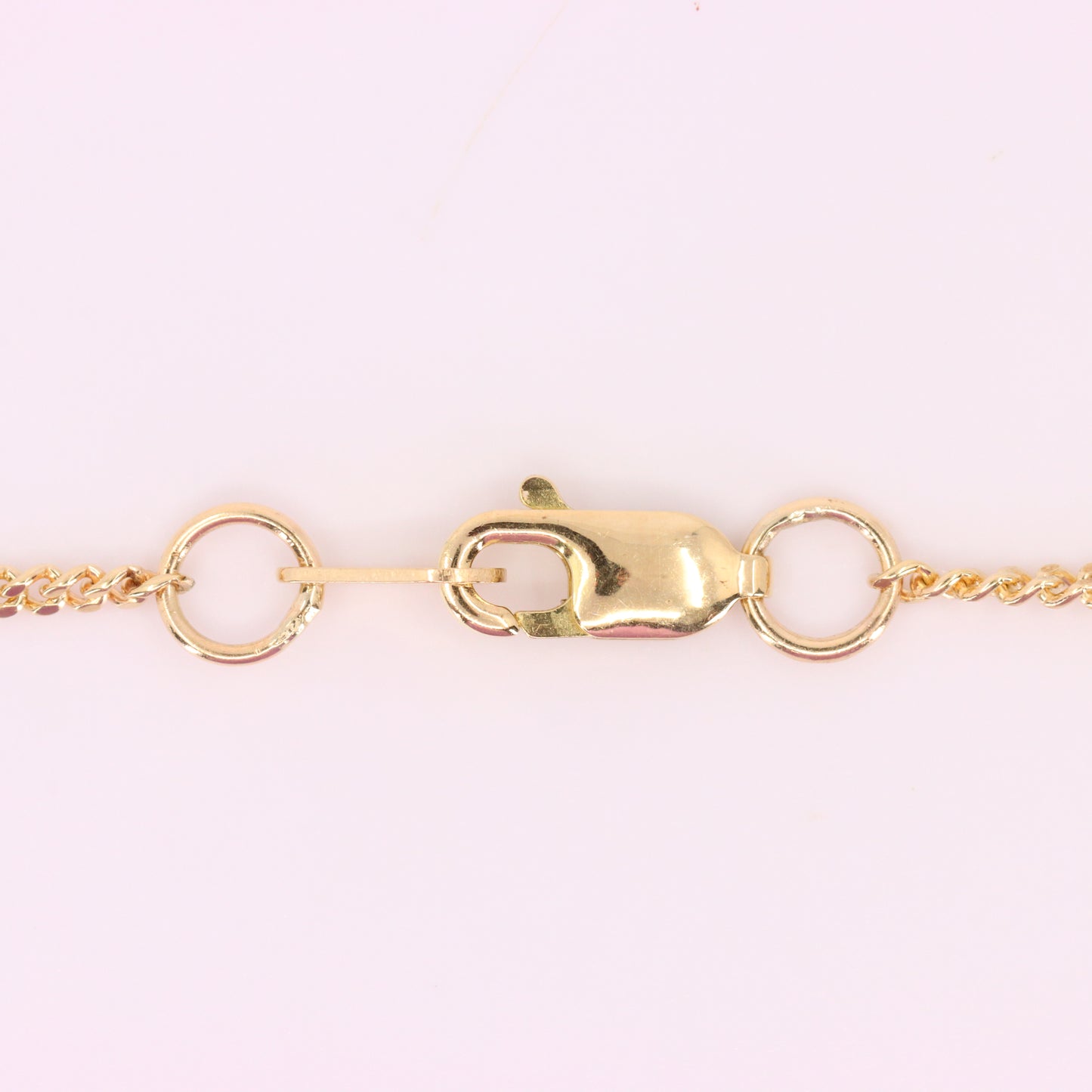 Vintage 9ct Hallmarked Gold 18 inch Art Nouveau Mackintosh Necklace Boxed