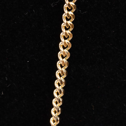 Vintage 9ct Hallmarked Gold 18 inch Art Nouveau Mackintosh Necklace Boxed