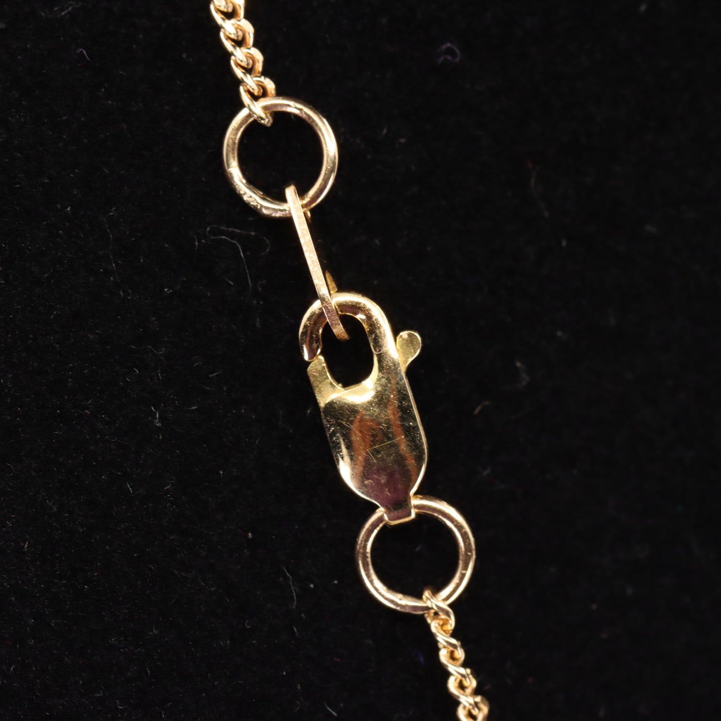 Vintage 9ct Hallmarked Gold 18 inch Art Nouveau Mackintosh Necklace Boxed