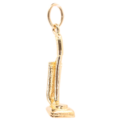 Vintage 9ct Hallmarked Yellow Gold Vacuum Cleaner Charm House Cleaning Pendant