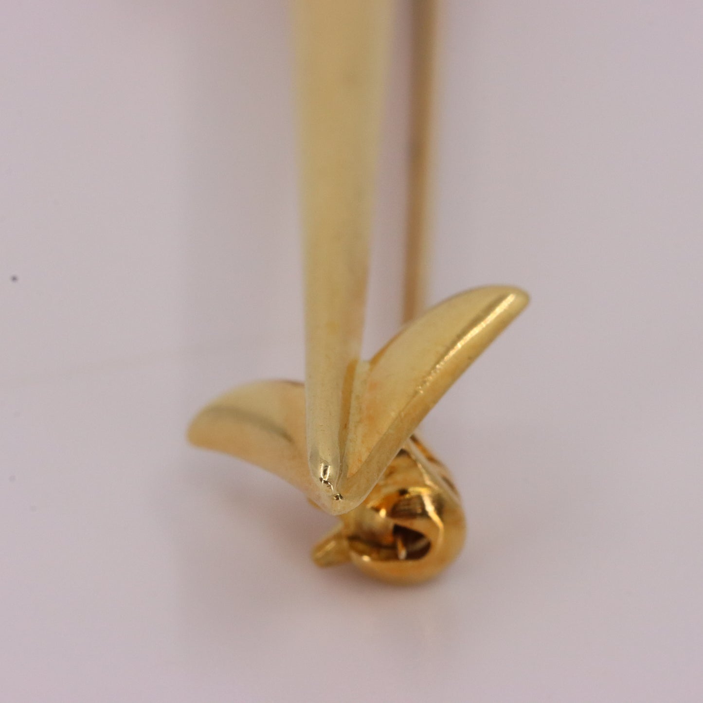 Vintage 18ct Gold Roy Sarkin Statement Pin Tourmaline Diamond Arrow Brooch