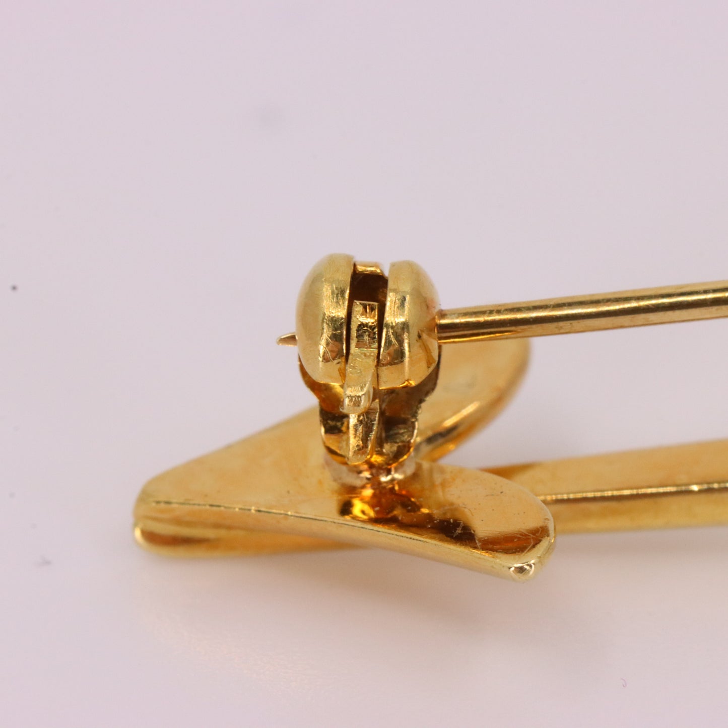Vintage 18ct Gold Roy Sarkin Statement Pin Tourmaline Diamond Arrow Brooch